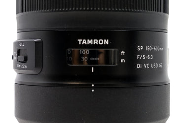 Objetivo Tamron SP G2 150–600 mm f/5‑6.3 Di VC USD G2  – (Canon EF) – Usado